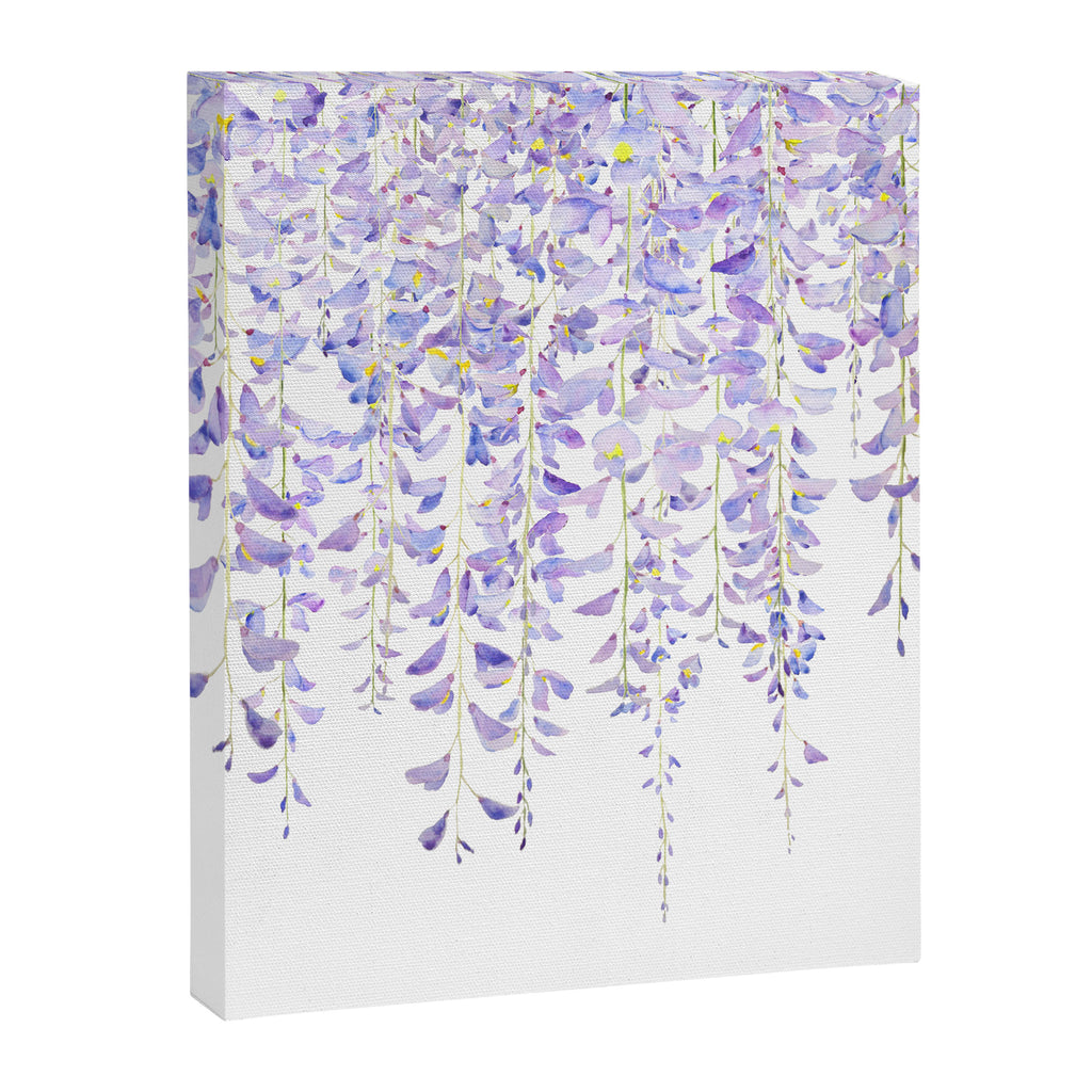 purple wisteria in bloom 2021 Canvas Print Gallery Image 6
