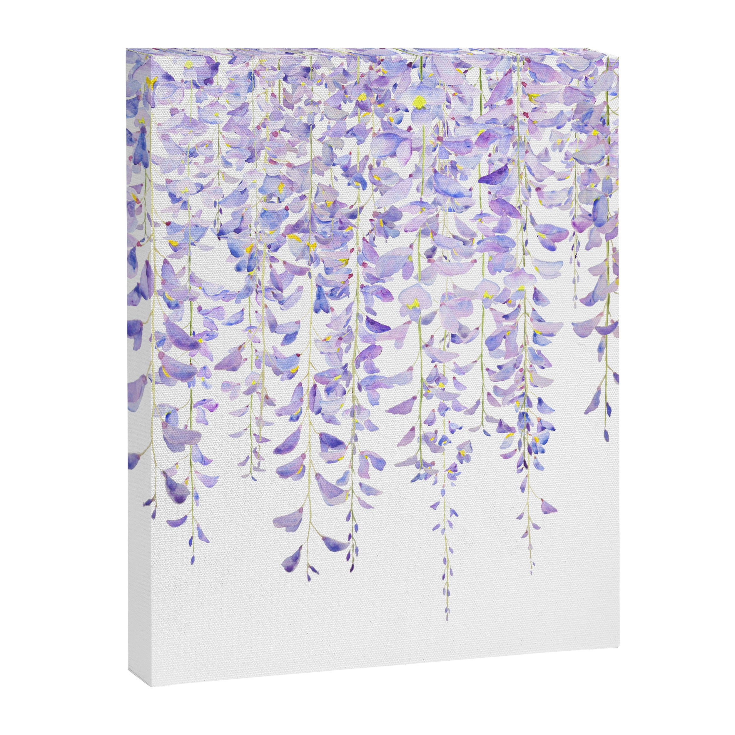 purple wisteria in bloom 2021 Canvas Print Gallery Image 6