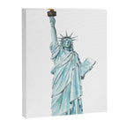 Statue of Liberty watercolor  Canvas Print Gallery Image 6