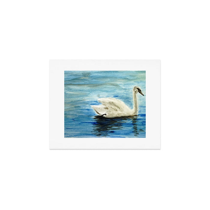 swan Art Print Gallery Image 1