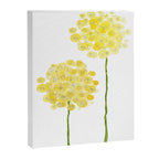 two abstract dandelions watercolor Canvas Print Gallery Image 8