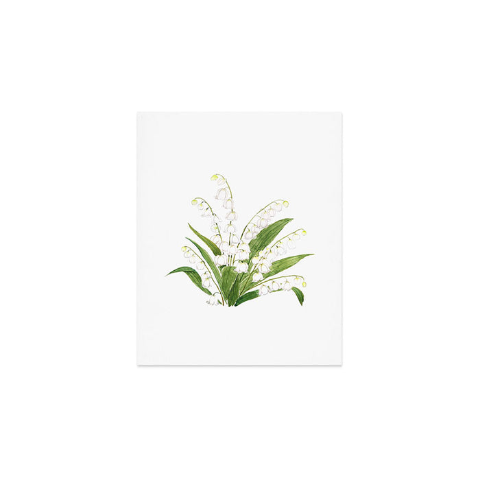 white lily of valley Art Print Gallery Image 1