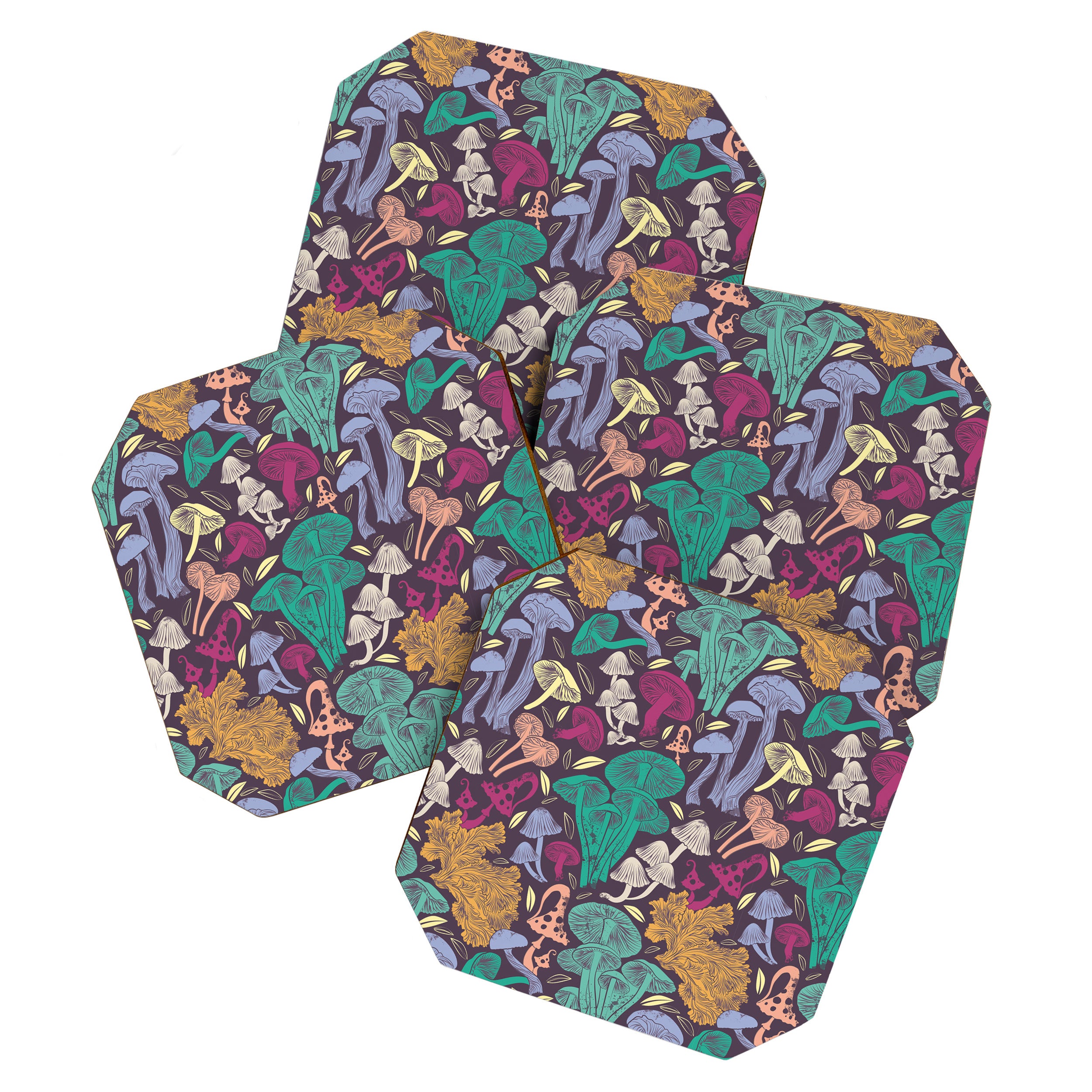 Delicious Autumn botanical poison Coaster Gallery Image 1