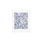 Delicious Autumn botanical poison IV // blue grey background Art Print Gallery Image 1