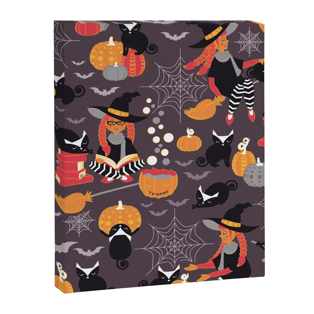 Enchanted Vintage Halloween Spell Canvas Print Gallery Image 8