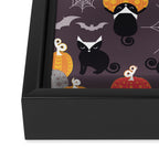 Enchanted Vintage Halloween Spell Framed Canvas Print Gallery Image 3