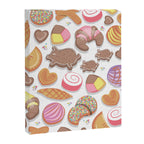 Mexican Sweet Bakery Frenzy // white background // pastel colors pan dulce Canvas Print Gallery Image 8