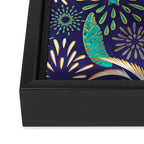 Tropical fireworks Framed Canvas Print Gallery Image 3