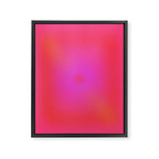 Kind Energy Aura | Trendy Gradient Framed Canvas Print Gallery Image 6