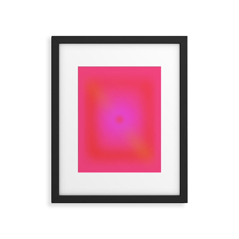 Kind Energy Aura | Trendy Gradient Framed Art Print Gallery Image 5