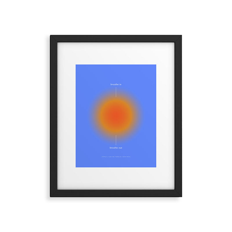 Positive Affirmations Gradient Framed Art Print Gallery Image 5