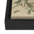 Battle of the Frogs Framed Canvas Print Gallery Image 3