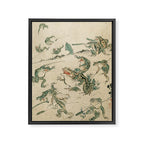 Battle of the Frogs Framed Canvas Print Gallery Image 6