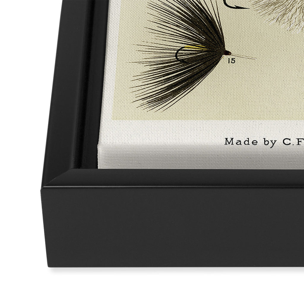 Hackles - Flies - Fly Fishing Lure Framed Canvas Print Gallery Image 3