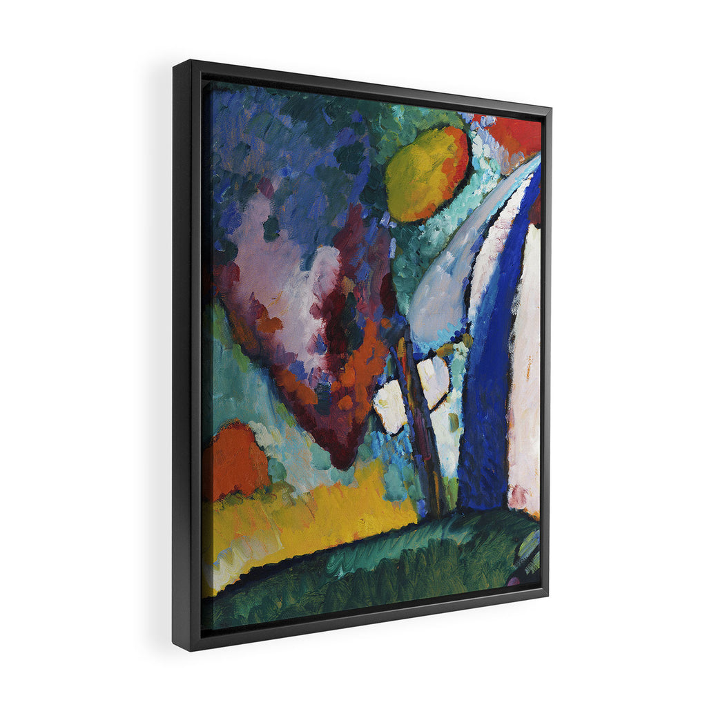 The Waterfall (1909) painting by Wassily Kandinsky Framed Canvas Print Gallery Image 2
