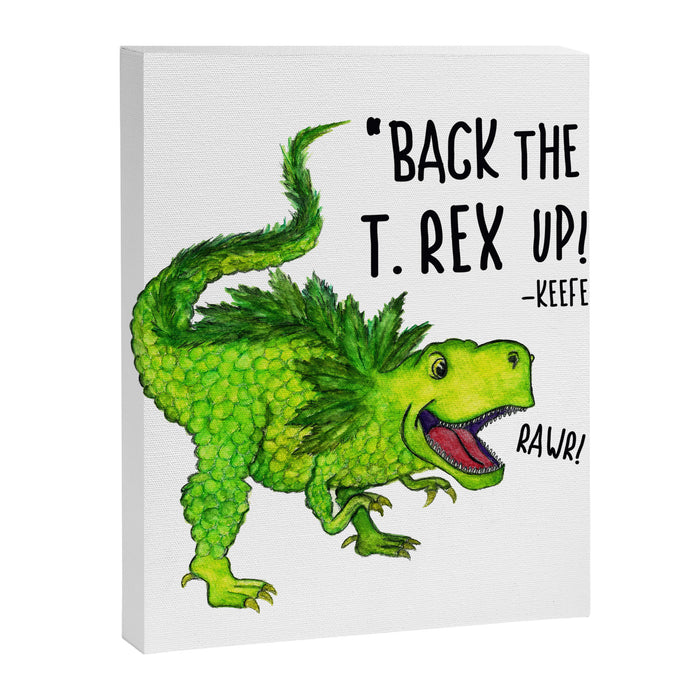 Back the T. Rex up! Canvas Print Gallery Image 1