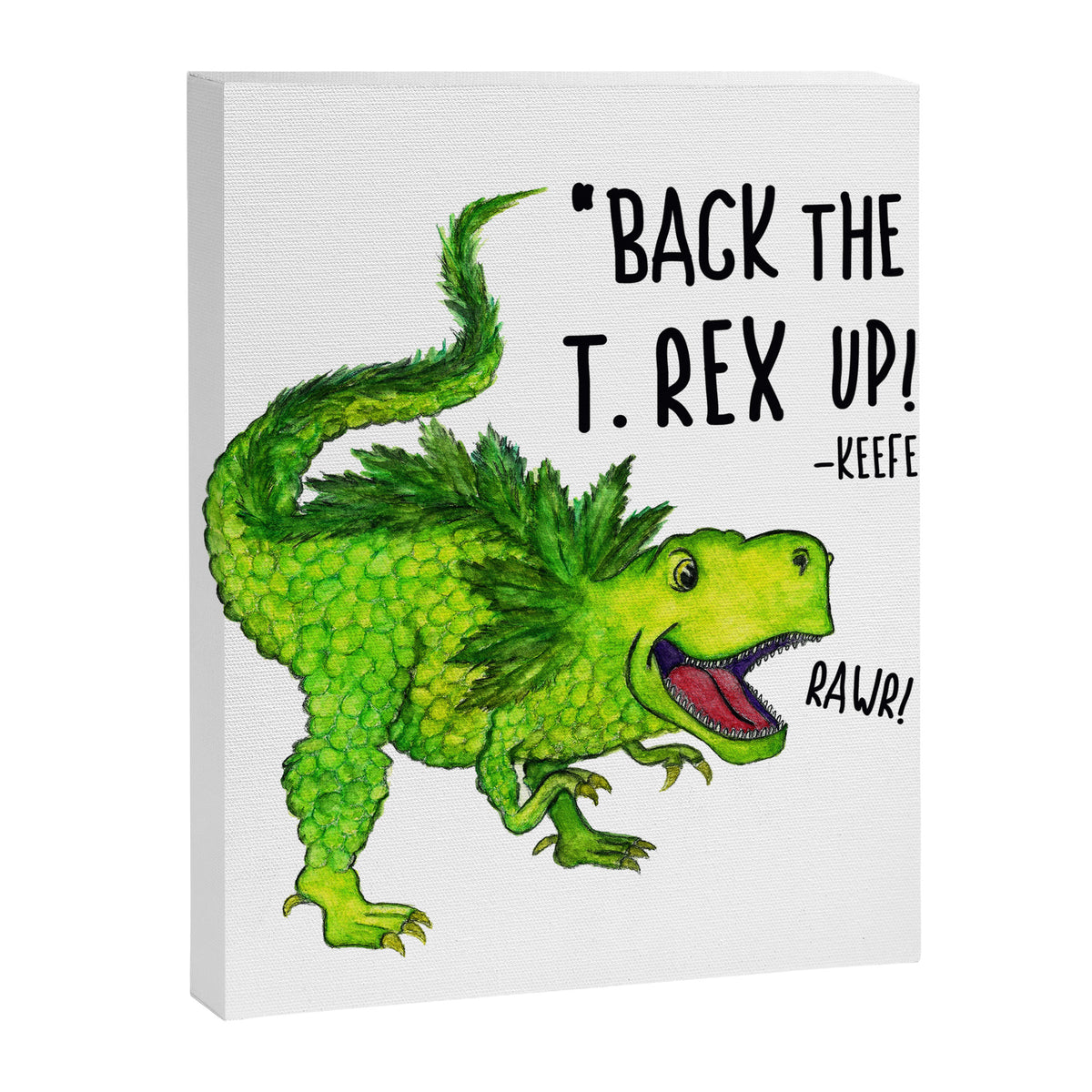 Back the T. Rex up! Canvas Print Gallery Image 8