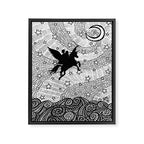 Flight of the alicorn Framed Canvas Print Gallery Image 8