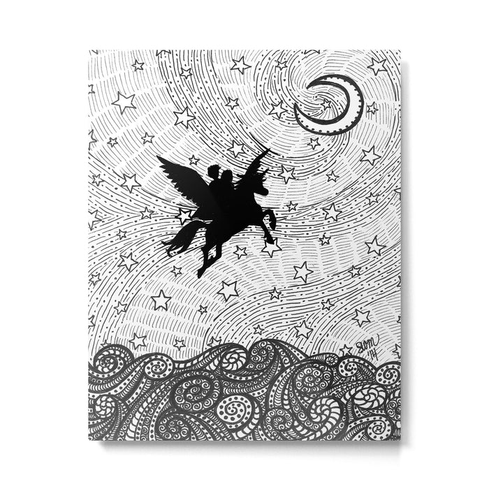 Flight of the alicorn Metal Print Gallery Image 1