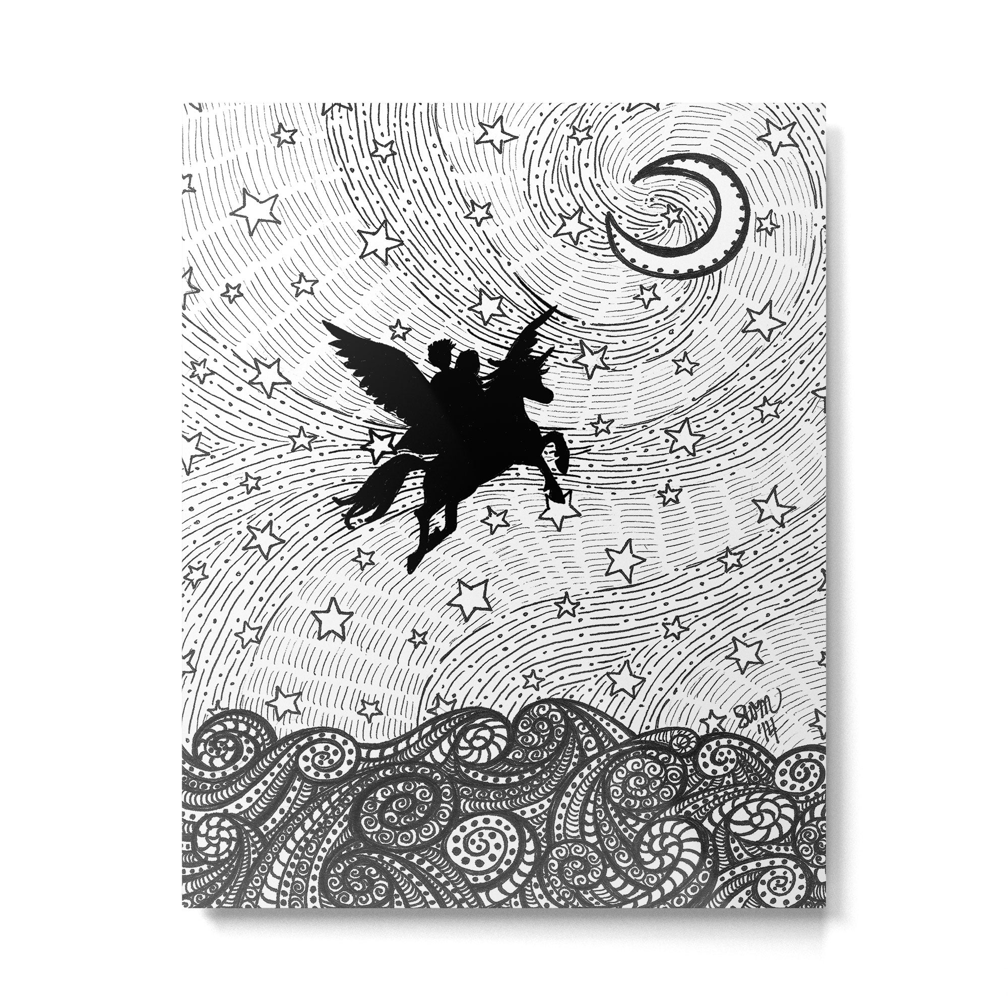 Flight of the alicorn Metal Print Gallery Image 6