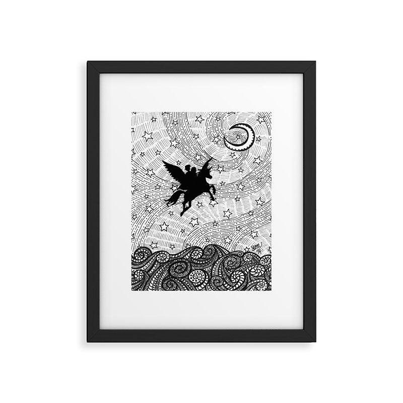 Flight of the alicorn Framed Art Print Gallery Image 6