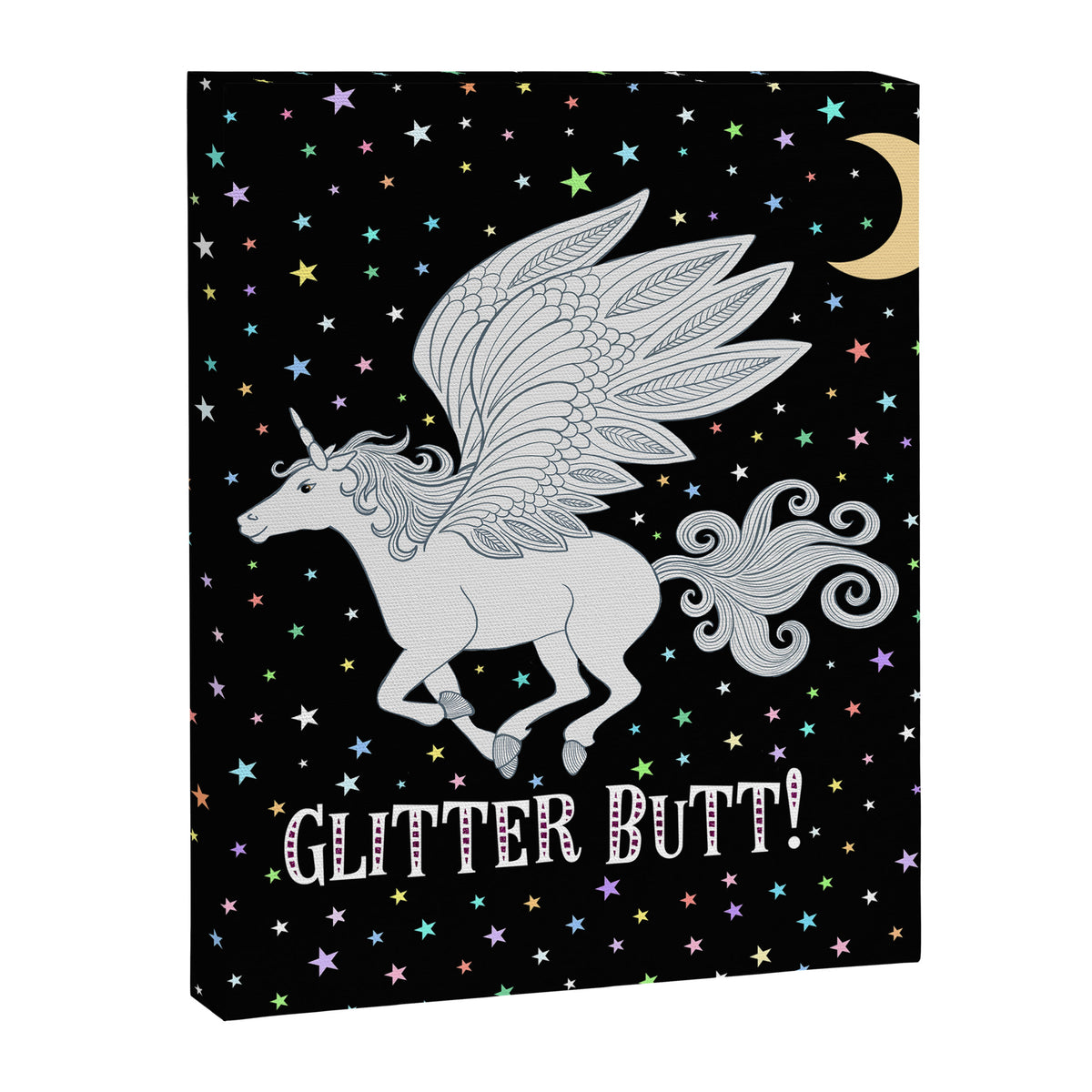 Glitter Butt! Canvas Print Gallery Image 8