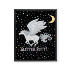 Glitter Butt! Framed Canvas Print Gallery Image 8