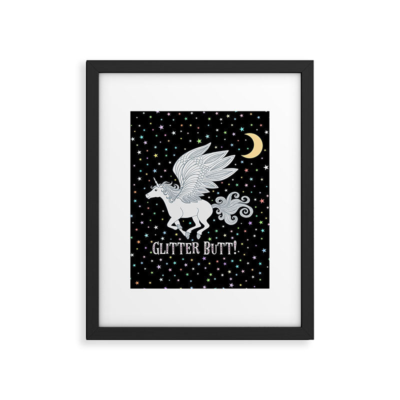 Glitter Butt! Framed Art Print Gallery Image 6