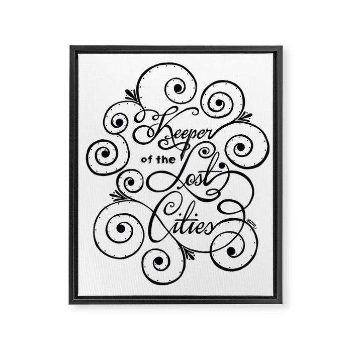 Keeper of the Lost Cities Framed Canvas Print Gallery Image 1