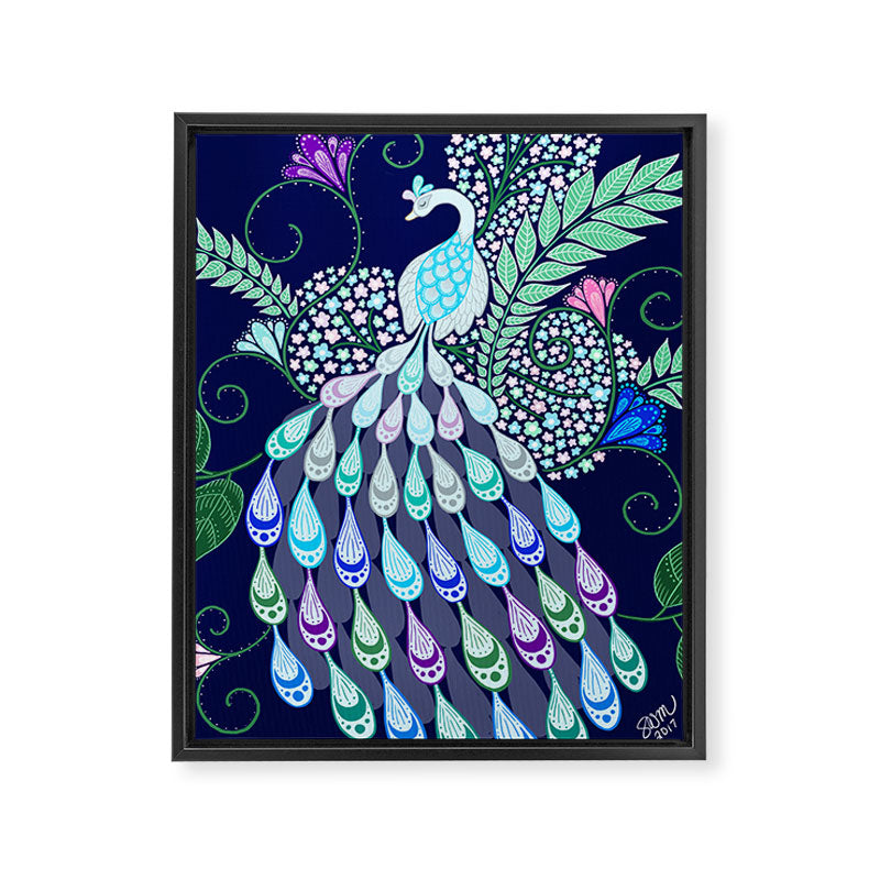 Moonlark Garden Framed Canvas Print Gallery Image 6
