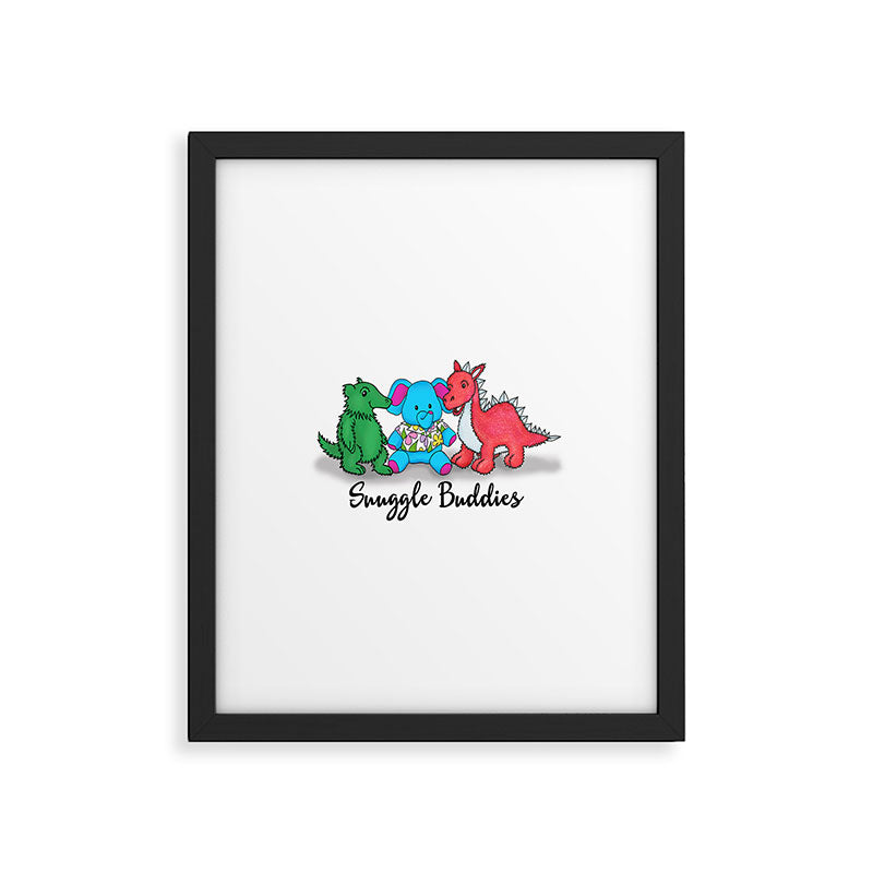 Snuggle Buddies Framed Art Print Gallery Image 6