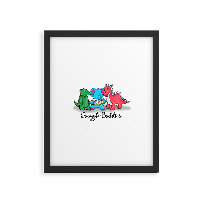 Snuggle Buddies Framed Art Print Gallery Image 1