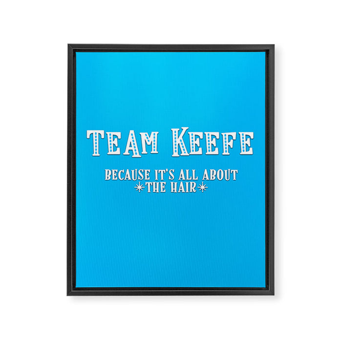 Team Keefe Framed Canvas Print Gallery Image 1