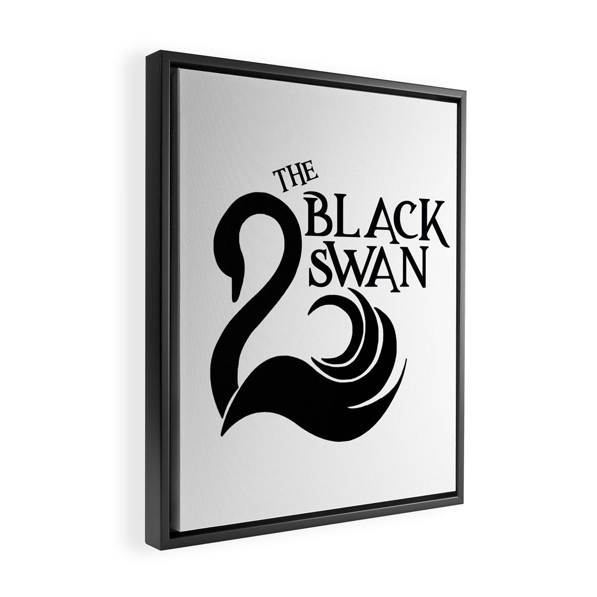 The Black Swan Framed Canvas Print Gallery Image 2