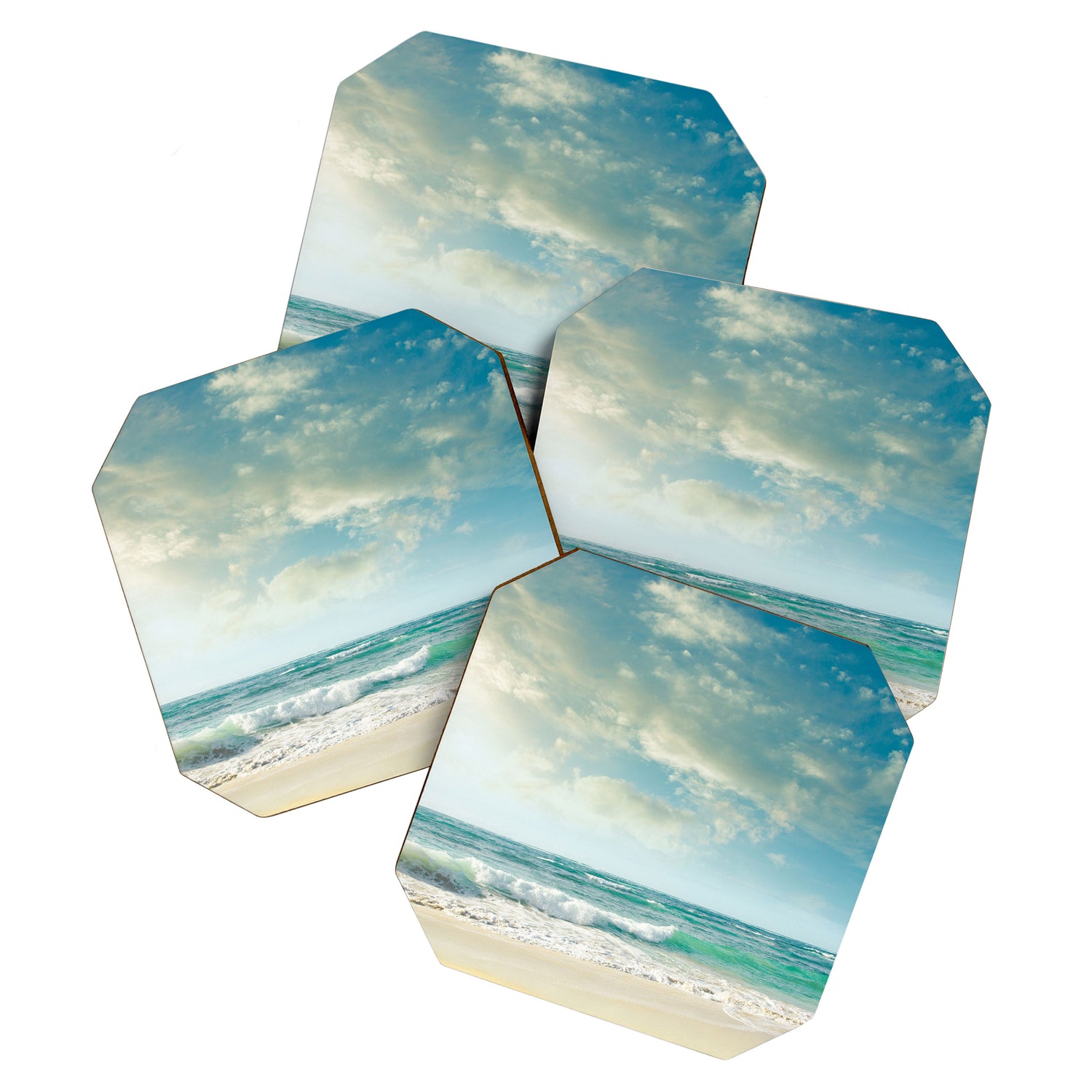 beach love tropical island paradise Coaster Gallery Image 1