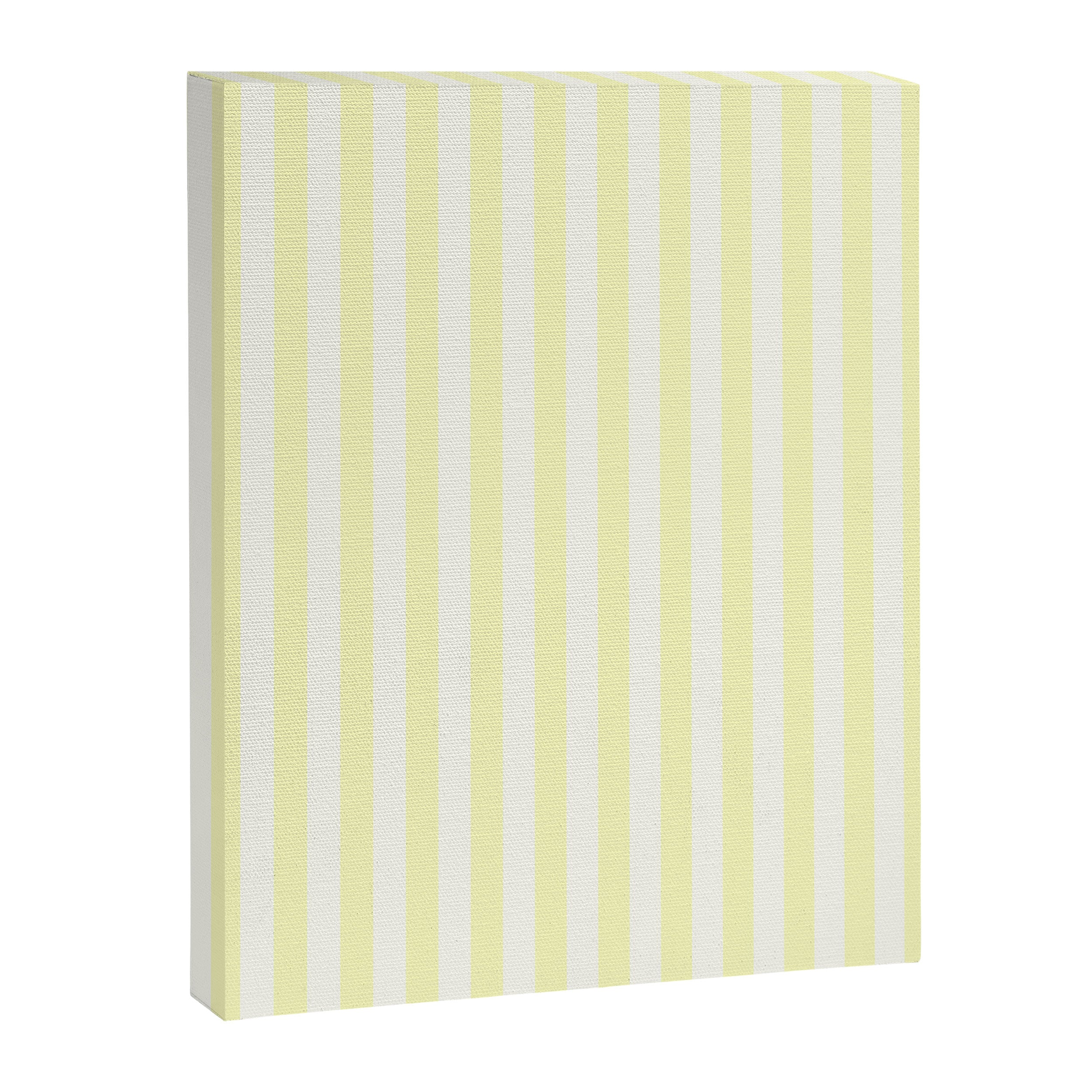 Melo Yellow Stripe Canvas Print Gallery Image 8