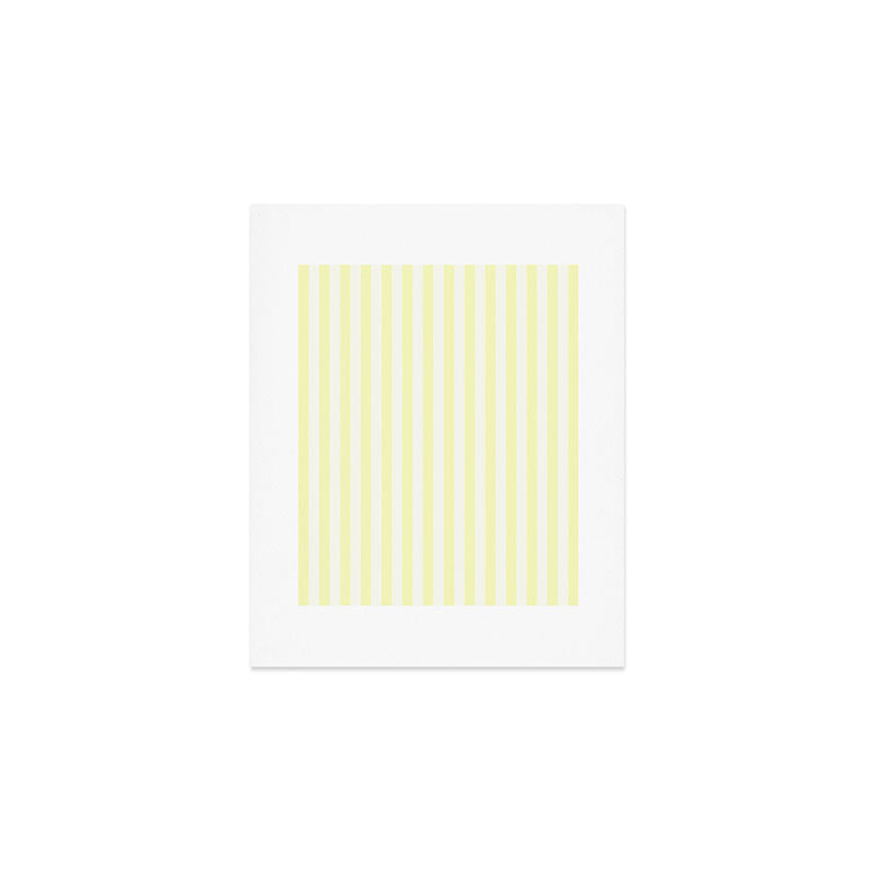 Melo Yellow Stripe Art Print Gallery Image 1