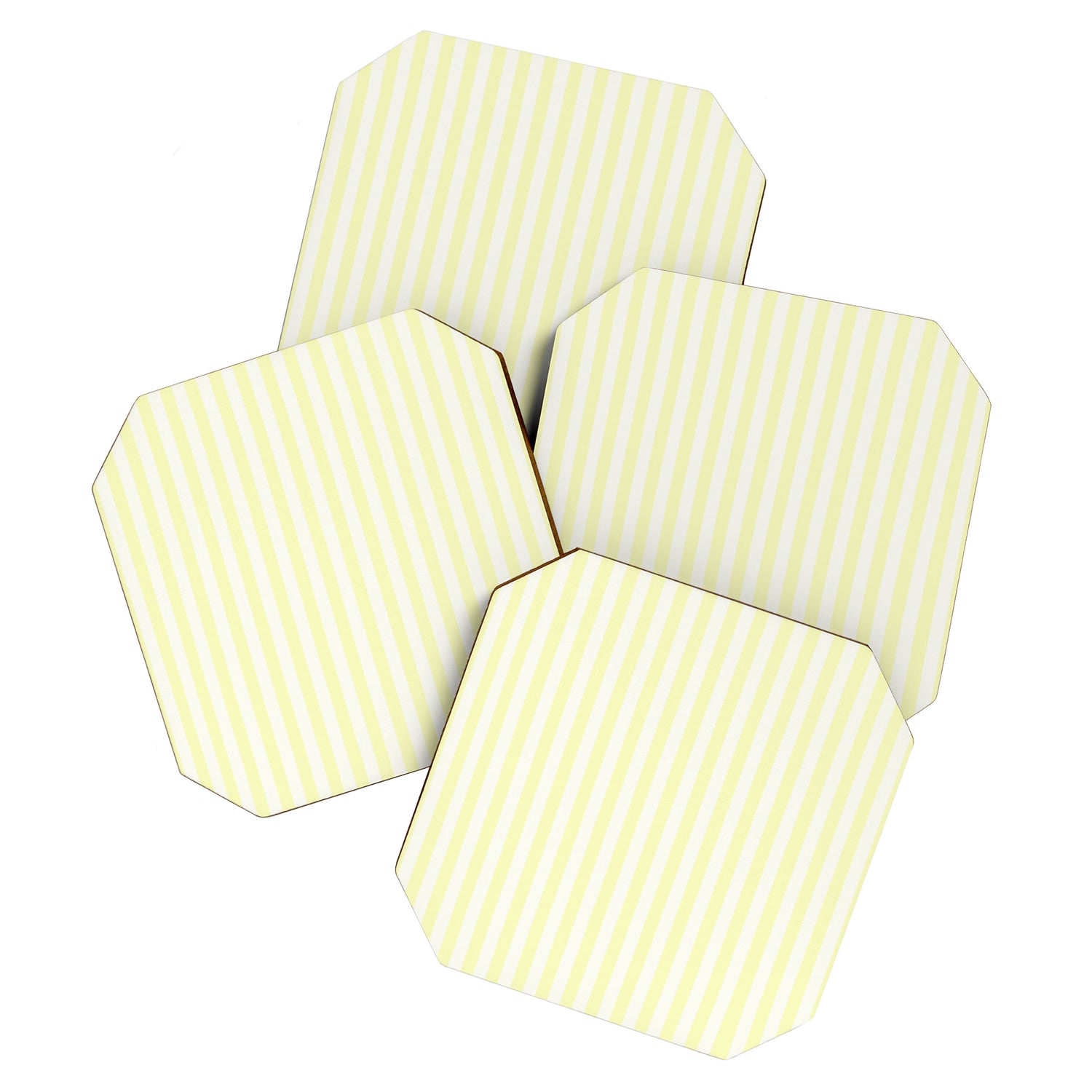 Melo Yellow Stripe Coaster Gallery Image 1