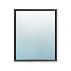 Ombre Blue Plume Framed Canvas Print Gallery Image 8