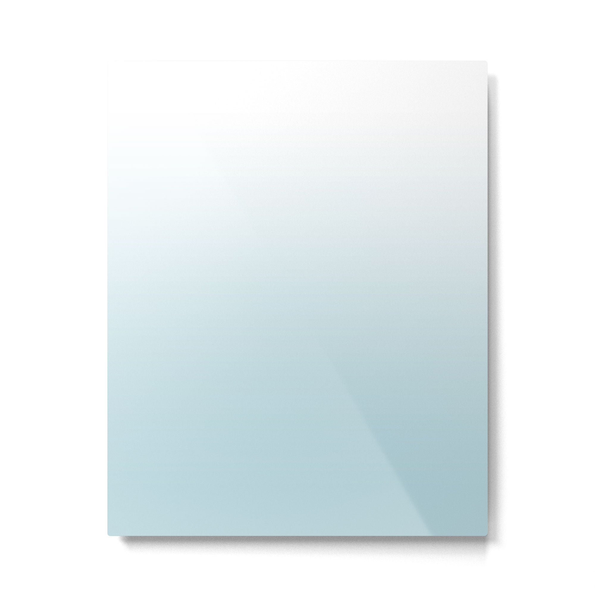 Ombre Blue Plume Metal Print Gallery Image 6