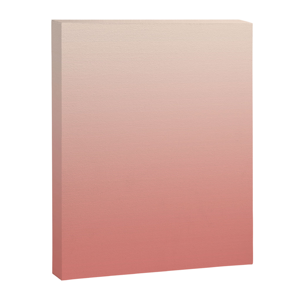 Ombre Pink Coral Canvas Print Gallery Image 8
