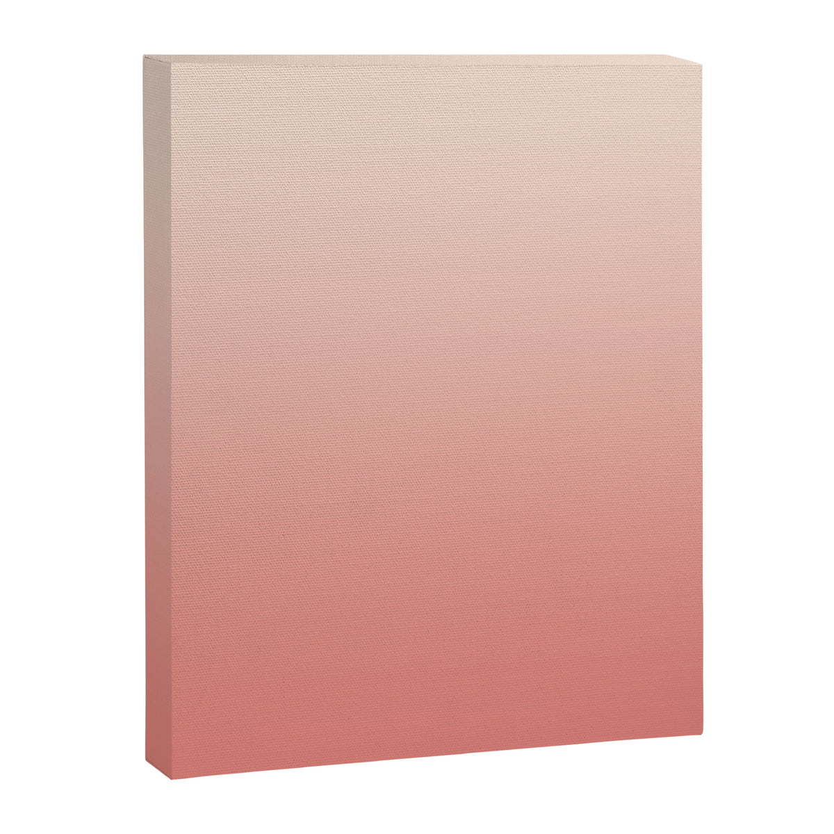 Ombre Pink Coral Canvas Print Gallery Image 8