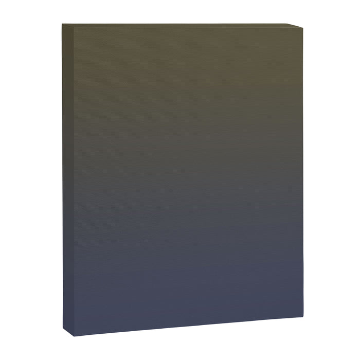 Ombre River Bed Blue Olive Canvas Print Gallery Image 1