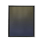Ombre River Bed Blue Olive Framed Canvas Print Gallery Image 8