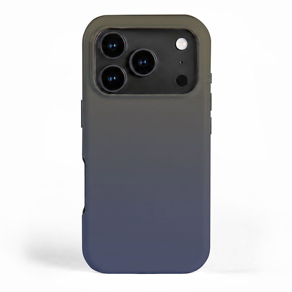 Ombre River Bed Blue Olive iPhone Case Gallery Image 1