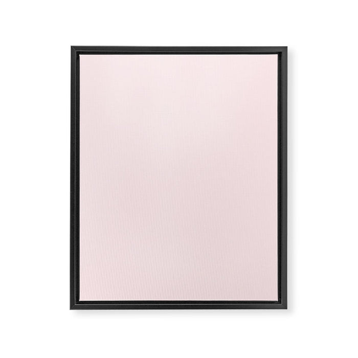 Pink Blush Framed Canvas Print Gallery Image 1