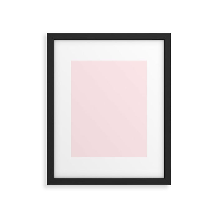 Pink Blush Framed Art Print Gallery Image 1