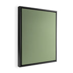 Sea Green Solid Matte Colour Blocks Framed Canvas Print Gallery Image 2