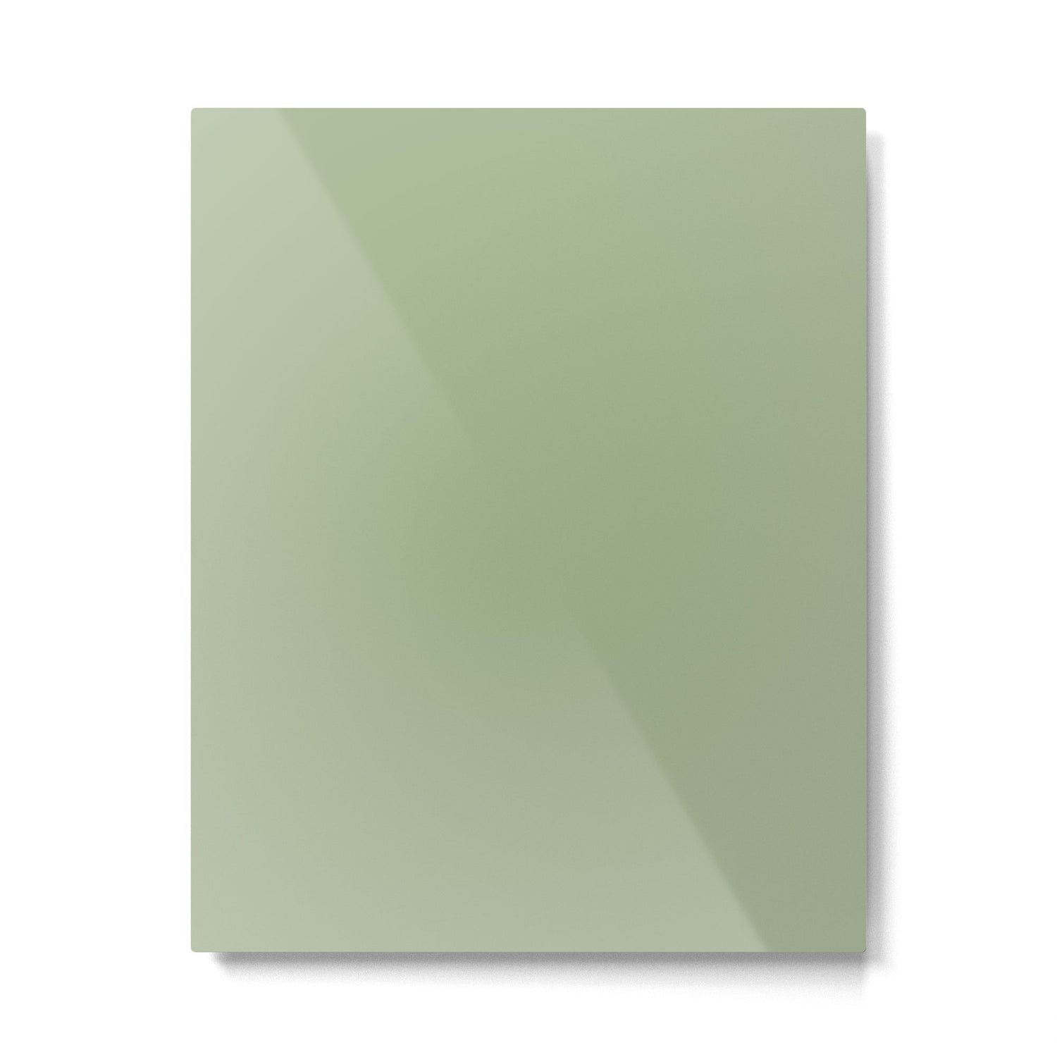 Sea Green Solid Matte Colour Blocks Metal Print Gallery Image 6