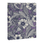 acanthus navy blue violet Canvas Print Gallery Image 8